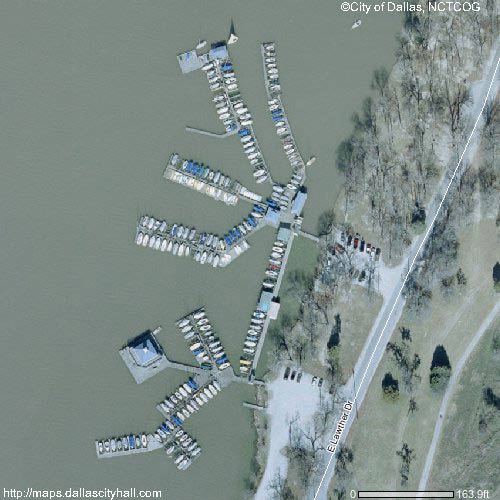 Corinthian Sailing Club Arial Photo - City of Dallas
