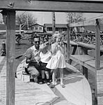 Balfour Patterson and Children at DSC - 1955