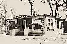 Dallas Sailing Club's First Clubhouse on Eastside of Lake