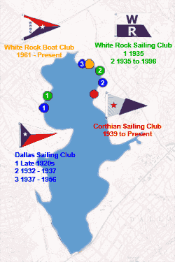Sailing Clubs on White Rock Lake
