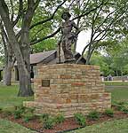 CCC Worker Statue, dedicated April 17, 2004