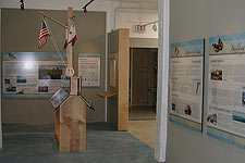 Sailing display in WRL museum 9-2004