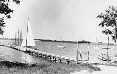 Dallas Sailing Club Pier c1930